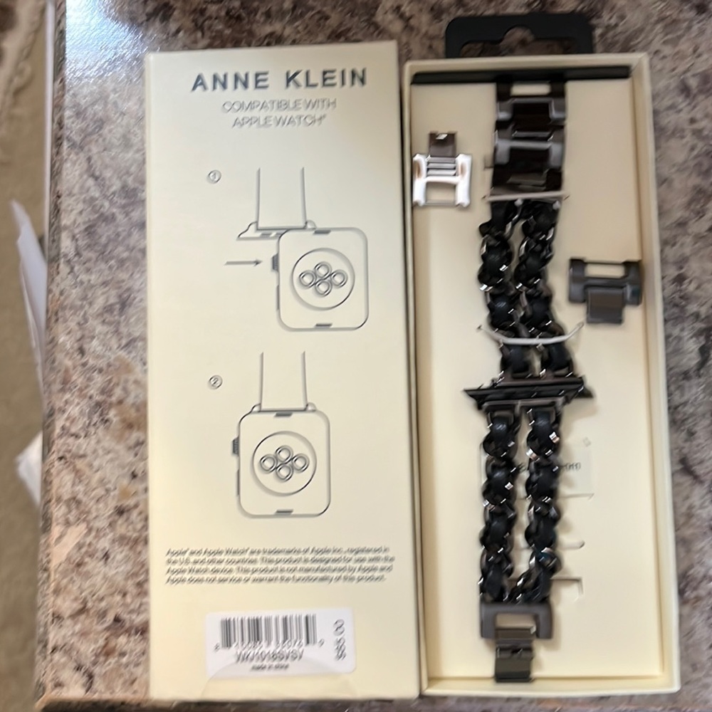 And Klein watch band for Apple Watch black  (New)